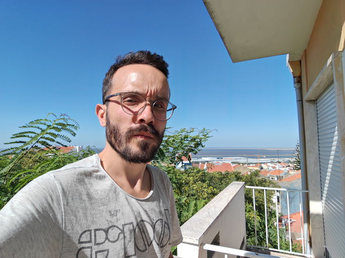 Selfies câmara frontal