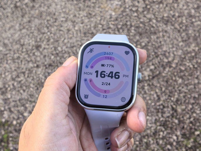 Redmi Watch 5 fundo alcatrão