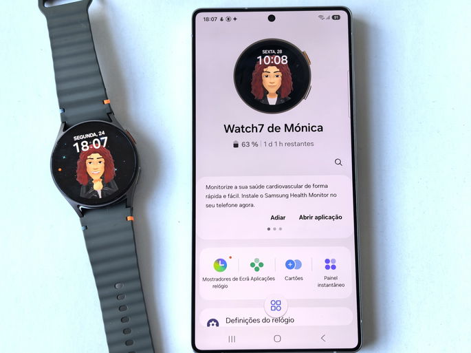 Samsung Galaxy Watch7 interface