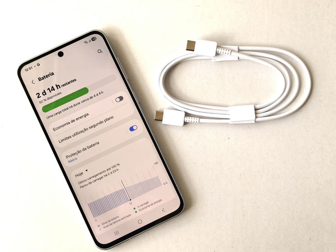 Samsung Galaxy A56 carregamento