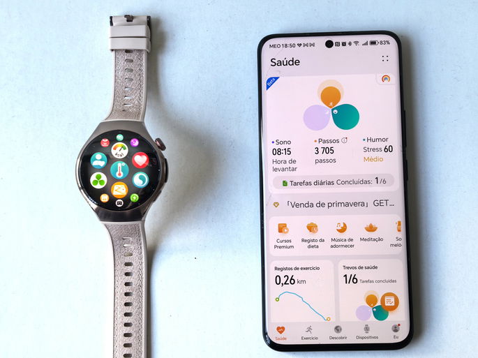 Huawei Watch 5 interface e app