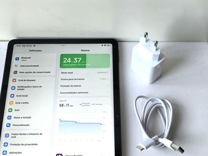 Redmi Pad 2 carregamento