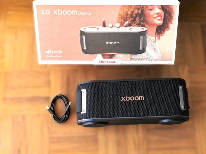 LG xboom Bounce unboxing