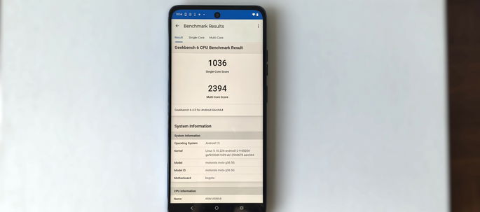 Motorola Moto G56 Geekbench