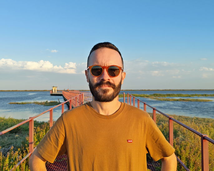 Câmara principal, modo retrato