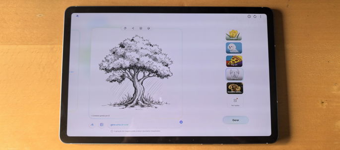 Samsung Galaxy Tab S11 Assistente de desenho