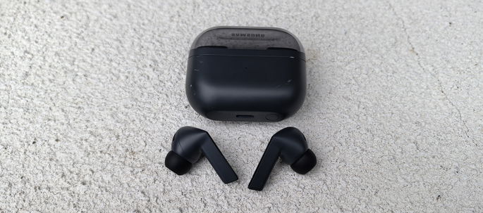 Samsung Galaxy Buds3 FE fora do estojo
