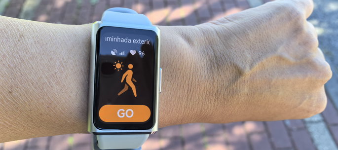 Huawei Band 11 Pro corrida