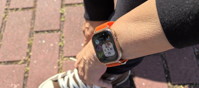 Huawei watch Fit 5 Pro apertar o sapato