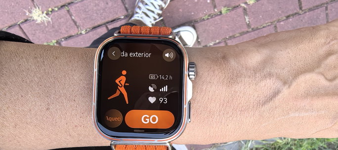 Huawei watch Fit 5 Pro corrida