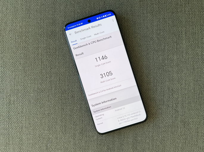 Pontuação do Honor 200 no Geekbench 6.0