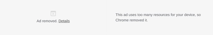 google chrome anúncios pesados