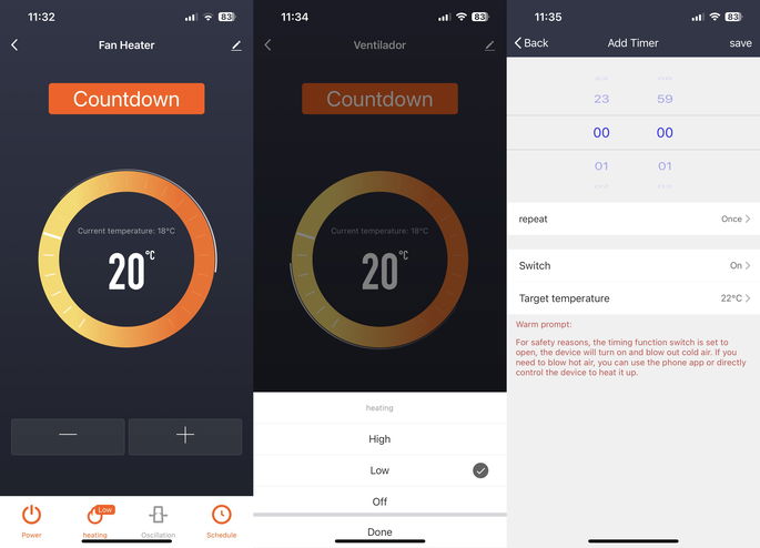 Nedis Smart Fan Heater