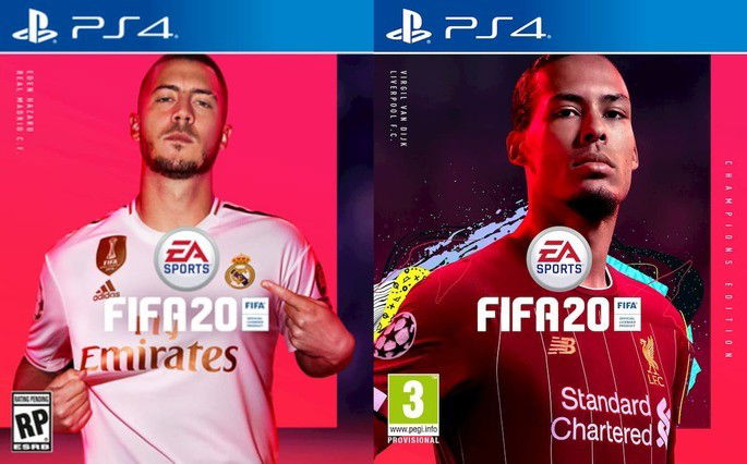 fifa 20 eden hazard virgil van dijk