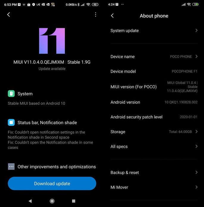 Xiaomi Pocophone F1