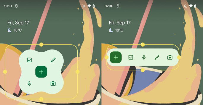 O novo aspeto do Google Keep com Material You no Android 12. Crédito: 9to5Google