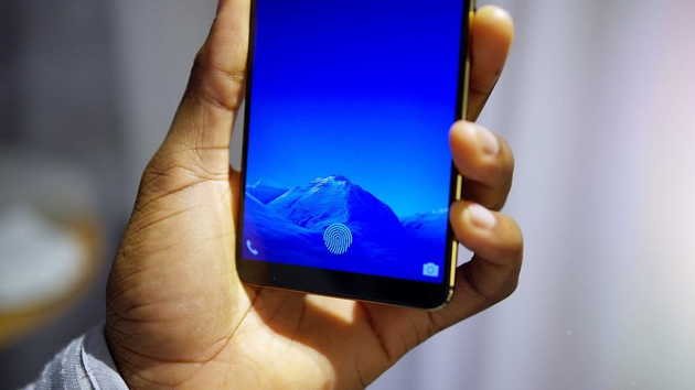 Impressão digital ecrã