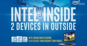 Intel Inside: Promoção em dezenas de gadgets com processadores Intel