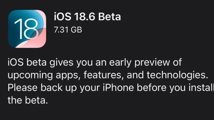 Atualização do iOS 18.6 já disponível