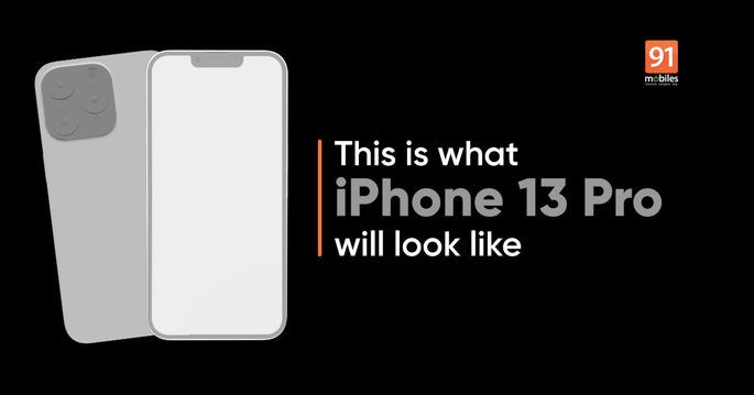 Imagens do alegado molde do iPhone 13 Pro. Crédito: 91mobiles
