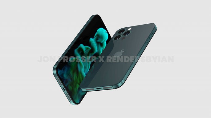 Renderizações não oficiais do iPhone 14 Pro. Crédito: Jon Prosser