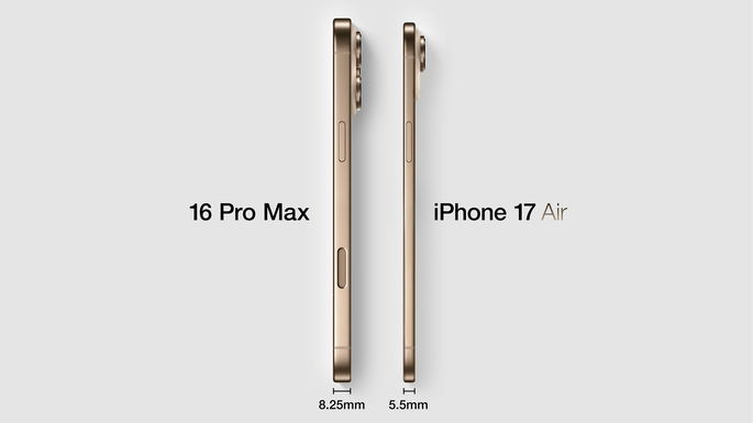 iPhone 16 Pro Max vs iPhone 17 Air