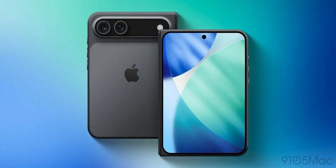 Conceito do iPhone Ultra baseado nas fugas de informa&ccedil;&atilde;o. Imagem: 9to5Mac