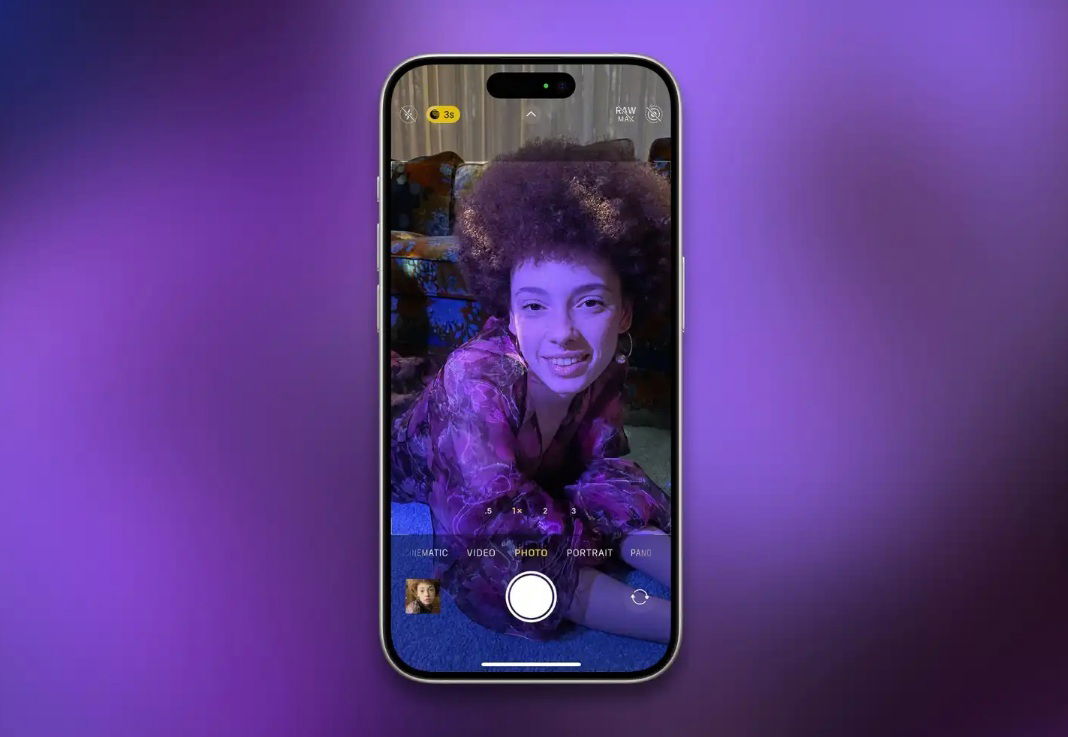 modo Noite em conjunto com o modo Retrato