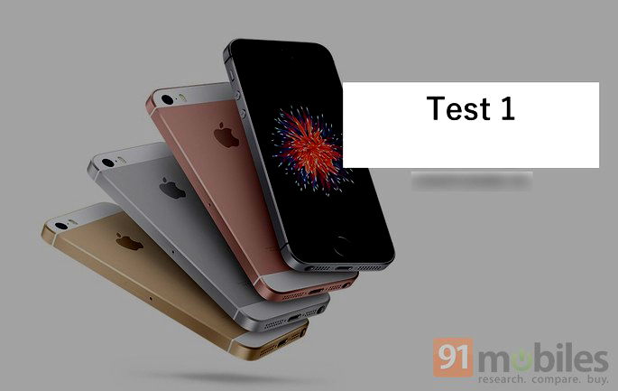 Imagem de teste do novo iPhone SE. Crédito: 91mobiles