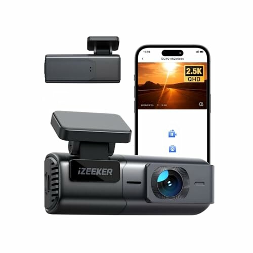 iZEEKER 2,5 K Dashcam WiFi Dash c&acirc;mara para carros