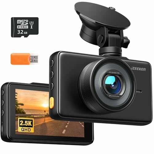 iZEEKER C&acirc;mara de carro FHD 1080P Dashcam