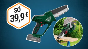 Já chegou ao Lidl a mini motosserra da Parkside por apenas 39,99 euros