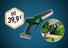 Já chegou ao Lidl a mini motosserra da Parkside por apenas 39,99 euros