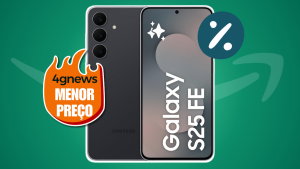 Já chegou: O Samsung Galaxy S25 FE está com preço de cair o queixo na Amazon!
