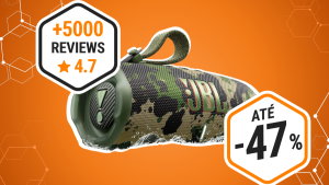 JBL Charge 6 camuflada: a coluna que carrega o telemóvel está 46% mais barata