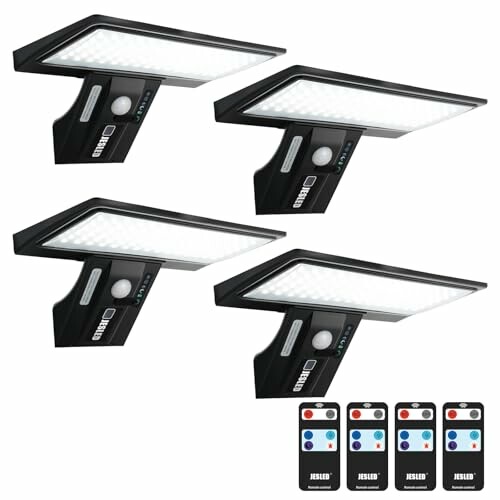 JESLED 4 Pack - 90 LED Luz Solar Exterior