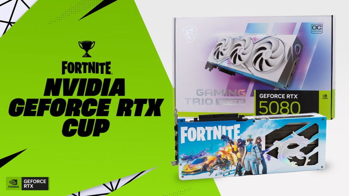 Jogas Fortnite? Podes ganhar uma RTX 5080 e até 3.400 € num torneio especial