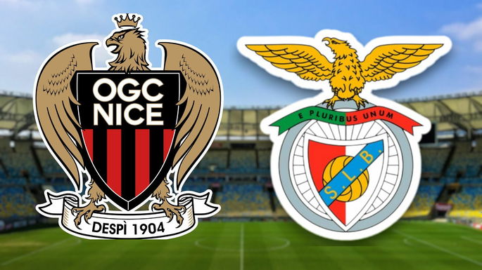 Jogo Nice Benfica para a Liga dos Campeões
