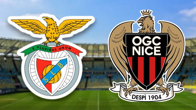 Jogo SL Benfica Nice