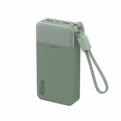 JUOVI J2661 Bateria portátil 45 W 20 000 mAh com cabo