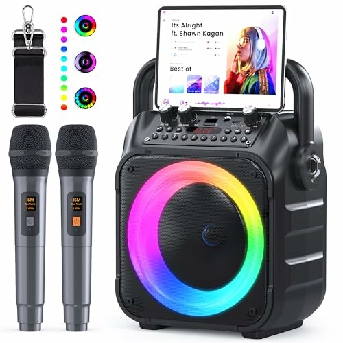 Karaoke 2 Microfones Inalámbricos Ankuka
