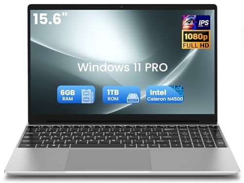 Kayoote 15,6" Ordenador Port&aacute;til FHD IPS