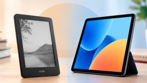 Kindle ou tablet para ler: o que muda para os olhos e para a carteira