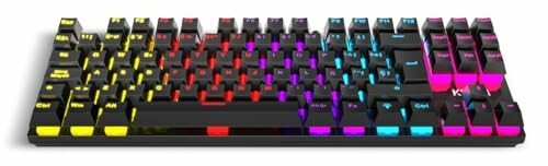 KROM KASIC TKL Teclado Mecânico Gaming RGB
