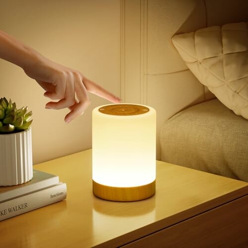 Lâmpada de mesa táctil 4 modos 256 RGB
