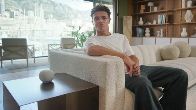 Lando Norris, piloto de Fórmula 1, durante o evento Made by Google
