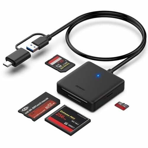 Lector de Tarjetas BENFEI 4 em 1 USB-C