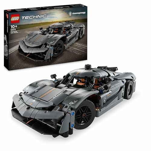 Lego Technic Hipercarro Koenigsegg Jesko Absolut Cinzento carro de corridas de brinquedo de construç