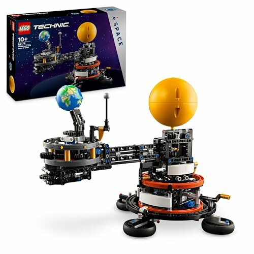 Lego Technic Planeta Terra e Lua em Órbita brinquedo de astronomia e sistema solar, 10 anos ou mais