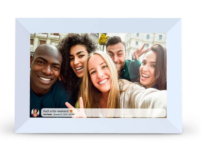 Moldura Digital Wi-Fi PRIXTON Prado Ecrã Ips 10,1 Branco